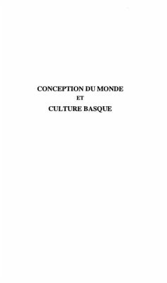 Conception du monde et culturebasque (eBook, PDF)