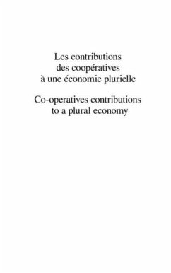 Cover Les contributions des cooperatives A une economie plurielle (eBook, PDF)