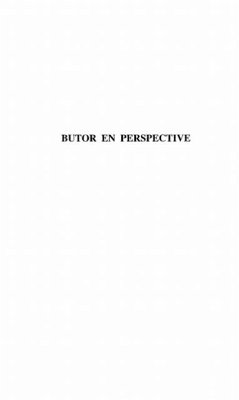 Butor en perspective (eBook, PDF)
