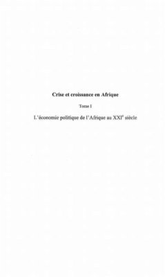 Cover Crise et croissance en afrique (eBook, PDF)