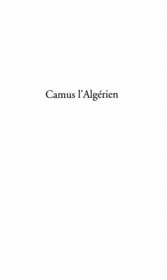 Cover Camus l'algerien (eBook, PDF)