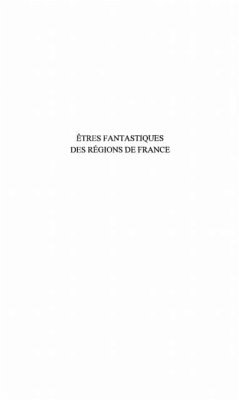 Cover ETRES FANTASTIQUES DES REGIONS DE FRANCE (eBook, PDF)