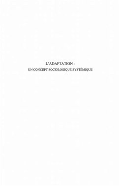Cover L'adaptation (eBook, PDF)