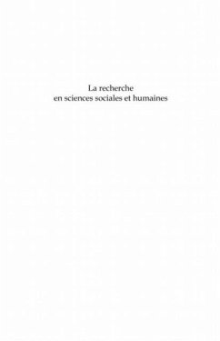 La recherche en sciences sociales et humaines (eBook, PDF)