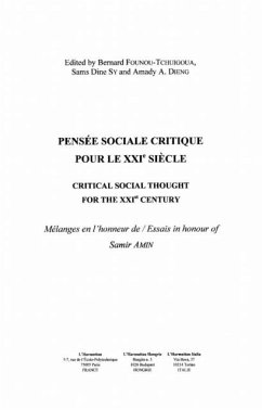 Pensee sociale critique pour le xxie siecle (eBook, PDF)