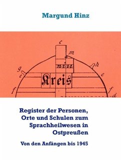 Cover Register der Personen, Orte und Schulen zum Sprachheilwesen in Ostpreußen (eBook, ePUB)