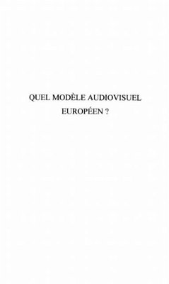 Cover Quel modele audiovisuel europeen? (eBook, PDF)