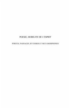 Poesie mobilite de l'esprit (eBook, PDF)