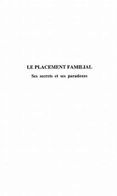 LE PLACEMENT FAMILIAL (eBook, PDF)