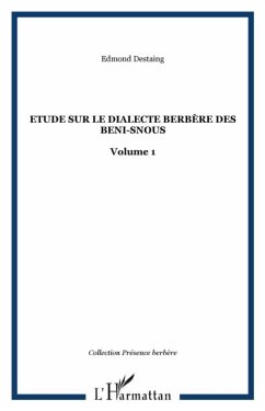 Etude sur le dialecte berbere des Beni-Snous (eBook, PDF)