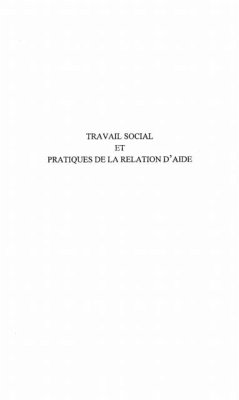 TRAVAIL SOCIAL ET PRATIQUES DE LA RELATION D'AIDE (eBook, PDF)