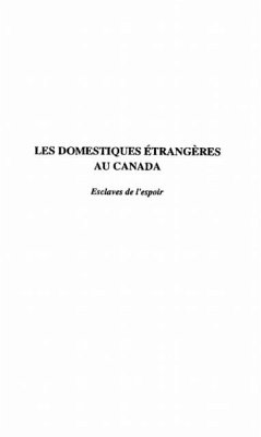 Cover LES DOMESTIQUES ETRANGERES AU CANADA (eBook, PDF)