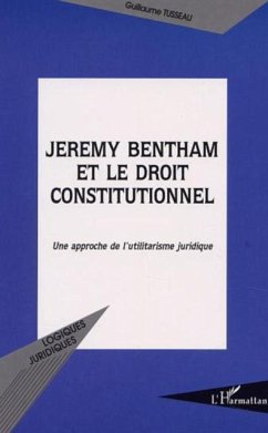 Jeremy Bentham et le droit constitutionnel (eBook, PDF)