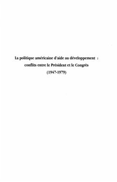 Cover Politique americaine d'aide au developpement (eBook, PDF)