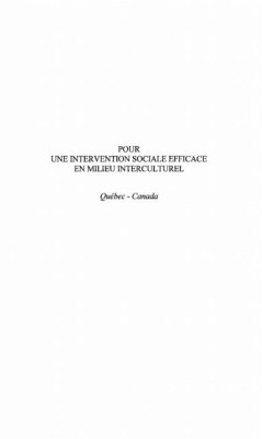POUR UNE INTERVENTION SOCIALE EFFICACE EN MILIEU INTERCULTUREL (eBook, PDF)