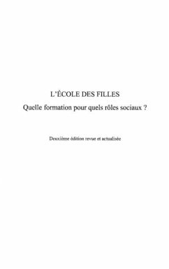 Cover L'ecole des filles (eBook, PDF)