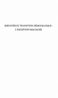 Cover IDENTITES ET TRANSITION DEMOCRATIQUE : L'EXCEPTION MALGACHE ? (eBook, PDF)