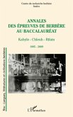 Annales des epreuves de berbEre au bacca (eBook, ePUB)