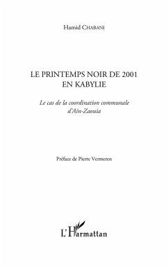 Le printemps noir de 2001 en kabylie - le cas de la coordina (eBook, ePUB)