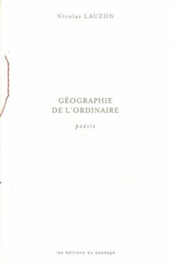 Cover Geographie de l'ordinaire (eBook, PDF)