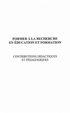 Cover Former a la recherche en education et fo (eBook, PDF)
