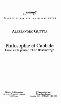 Philosophie et cabbale (eBook, PDF)