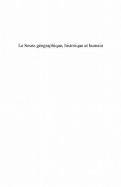 Cover Le souss geographique, historique et hum (eBook, PDF)