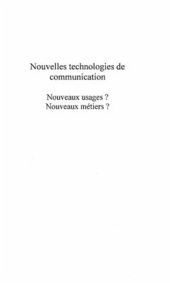 Cover Nouvelles Technologies de Communication (eBook, PDF)
