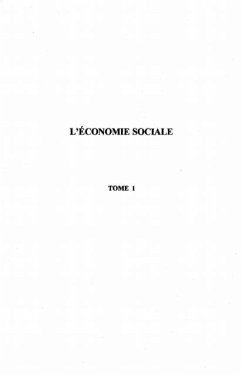 L'ECONOMIE SOCIALE (eBook, PDF)