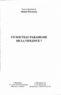 UN NOUVEAU PARADIGME DE LA VIOLENCE (n(deg) 29-30) (eBook, PDF)