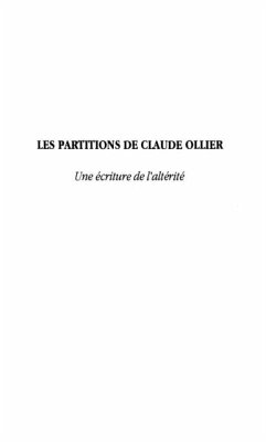 Les partitions de Claude Ollier (eBook, PDF)