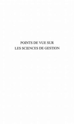 Points de vue sur les sciencesde gestio (eBook, PDF)