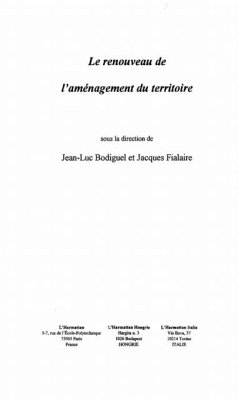 Renouveau de l'amenagement du territoire le (eBook, PDF)