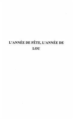 Cover Annee de fete l'annee de lou (eBook, PDF)