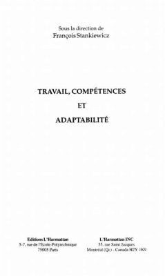 Cover Travail Competences et Adaptabilite (eBook, PDF)