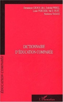 Cover Dictionnaire d'education comparee (eBook, PDF)