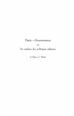 Cover PARIS-GOUVERNANCE (eBook, PDF)