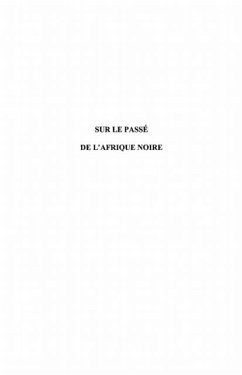 Cover Sur le passe de l'Afrique Noire (eBook, PDF)
