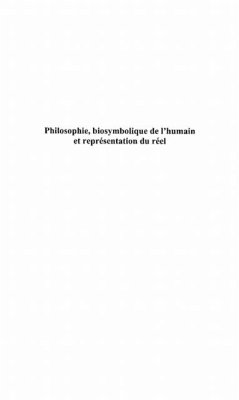 Philosophie biosymbolique de l'humain et (eBook, PDF)