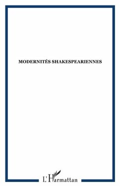 Cover Modernites shakespeariennes (eBook, PDF)