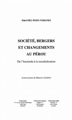 Cover Societe, bergers et changements au Perou (eBook, PDF)