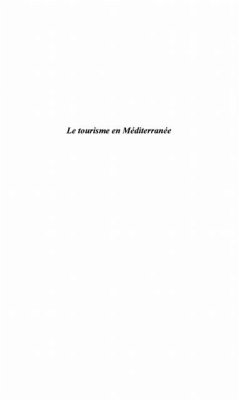 LE TOURISME EN MEDITERRANEE (eBook, PDF)