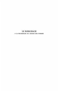 Cover Le Rorschach (eBook, PDF)