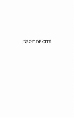 Cover Droit de cite-Un roman de banlieue (eBook, PDF)