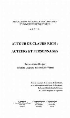 Autour de Claude Rich : Acteurs et personnages (eBook, PDF)