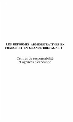 Les Reformes Administratives en France et en Grande-Bretagne (eBook, PDF)
