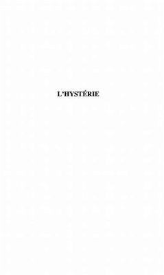 L'hysterie (eBook, PDF)
