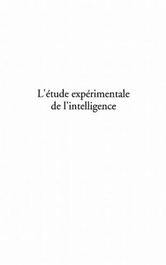 L'etude experimentale de l'intelligence (eBook, PDF)