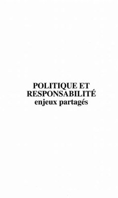 POLITIQUE ET RESPONSABILITE (eBook, PDF)