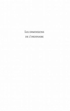 Les Dimensions de l'ordinaire (eBook, PDF)